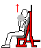 Seated Barbell Press in Front